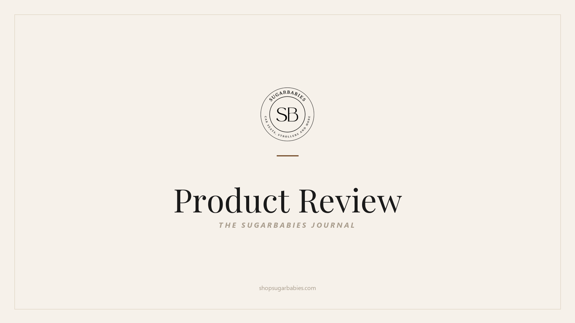 SugarBabies journal hero — Product Review: Vista V3...is it worth it? Warm cream brand card with the SugarBabies logo.