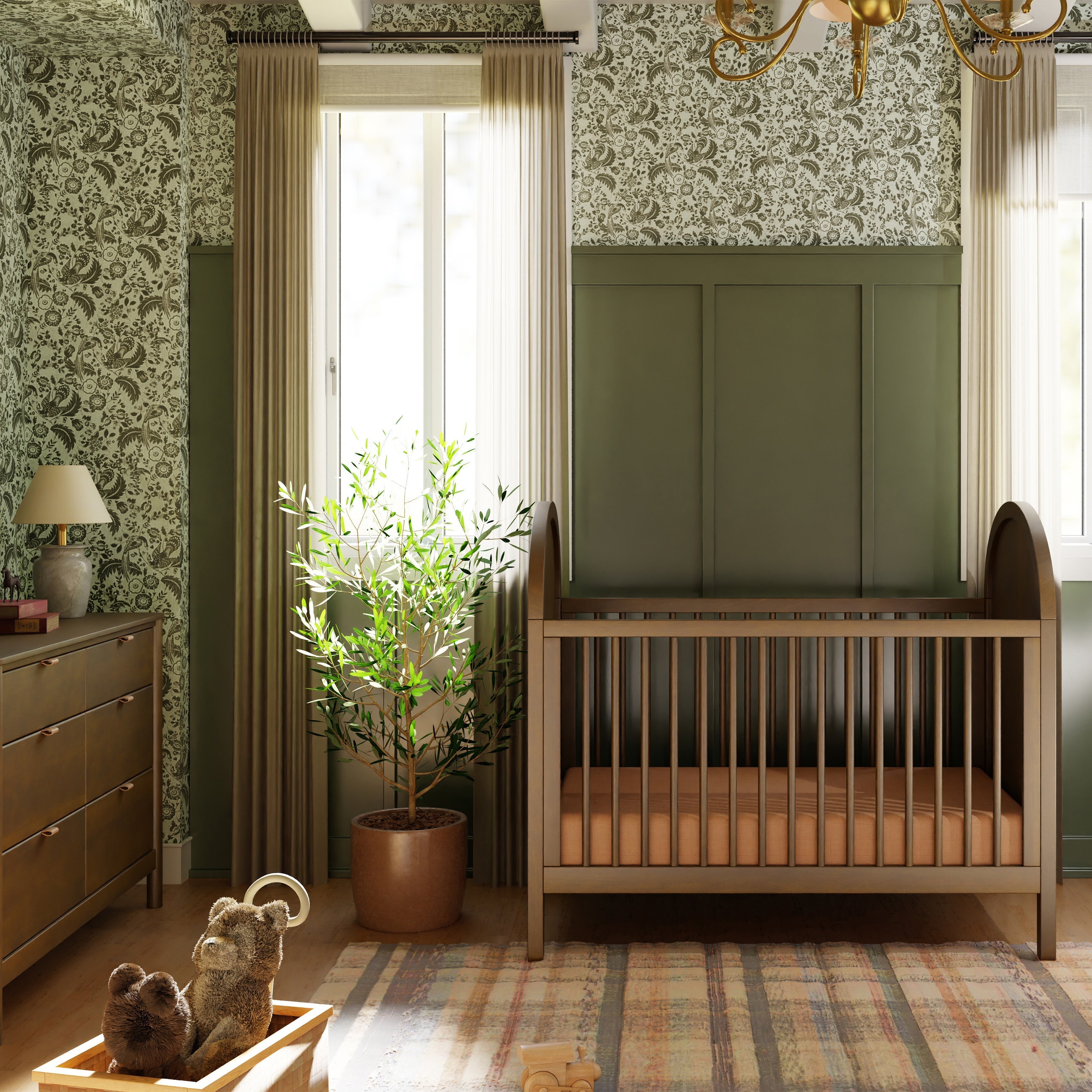 Babyletto Bondi Cane 3-in-1 Convertible Crib + 9-Drawer Dresser