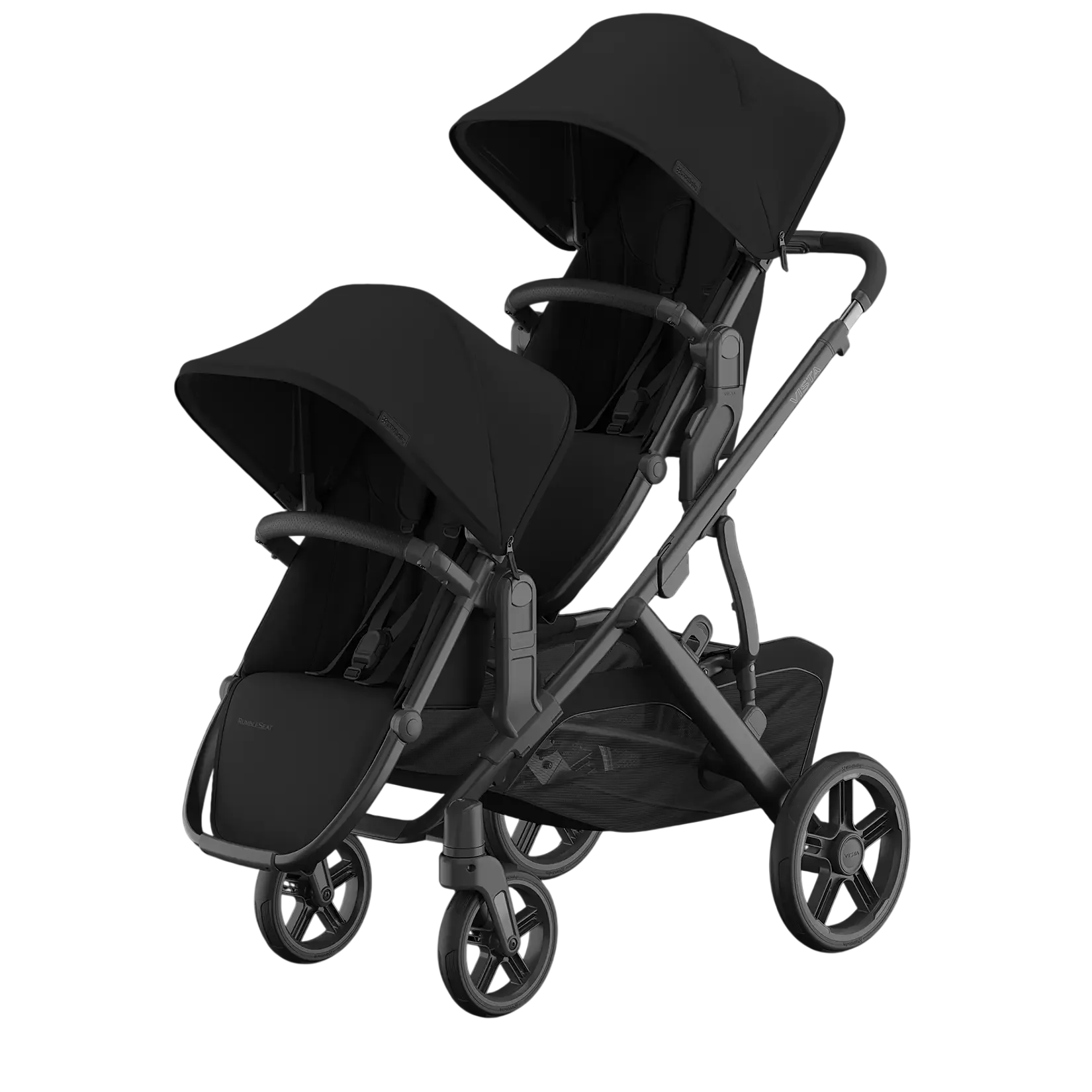 UPPAbaby Vista V3, RumbleSeat V3 Vista V3, & Upper Adapters Bundle