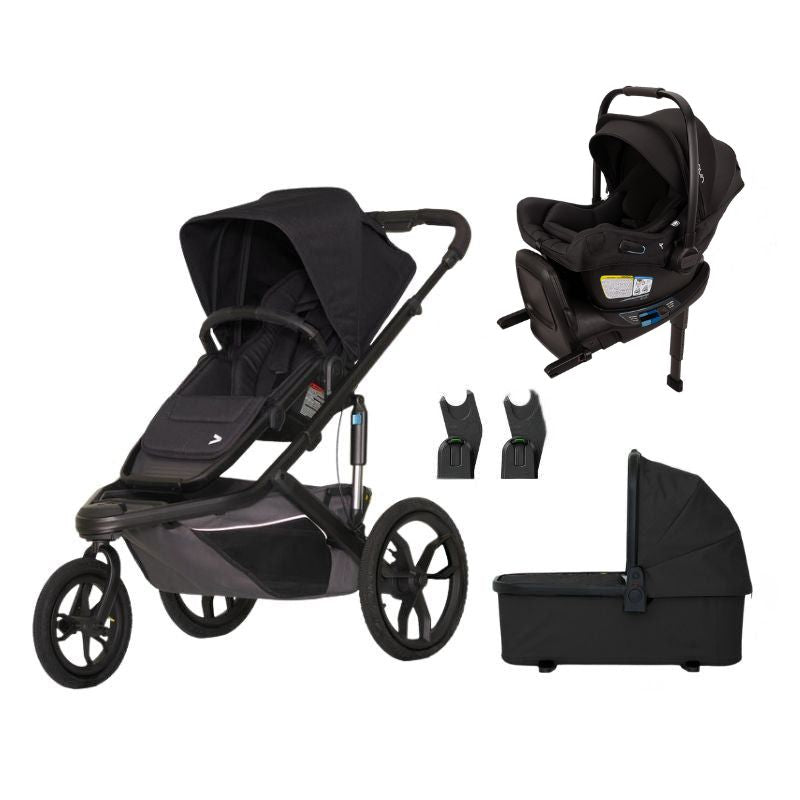 Veer Switch&Jog Stroller + Pipa Aire RX with Adapters + Bassinet Bundle
