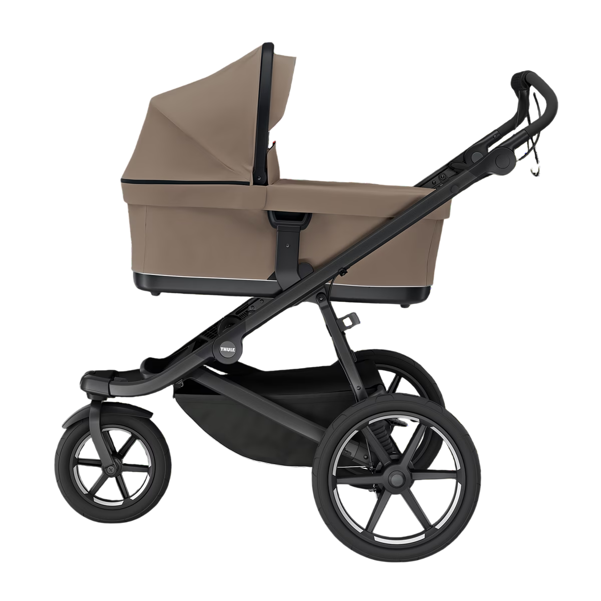 Thule Urban Glide 3 Single Jogging Stroller + Bassinet Bundle