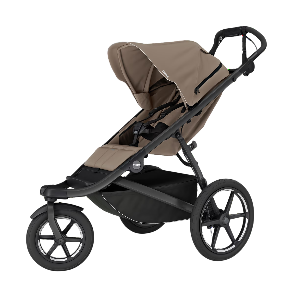 Thule Urban Glide 3 Single Jogging Stroller + Bassinet Bundle