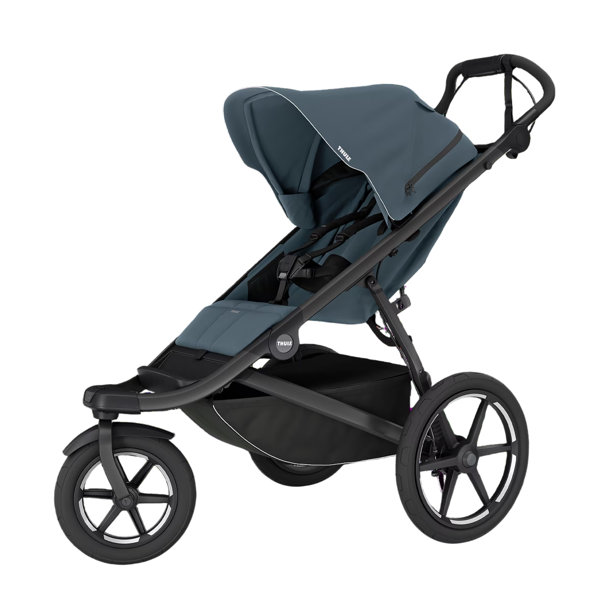 Thule Urban Glide 3 Single Jogging Stroller + Bassinet Bundle
