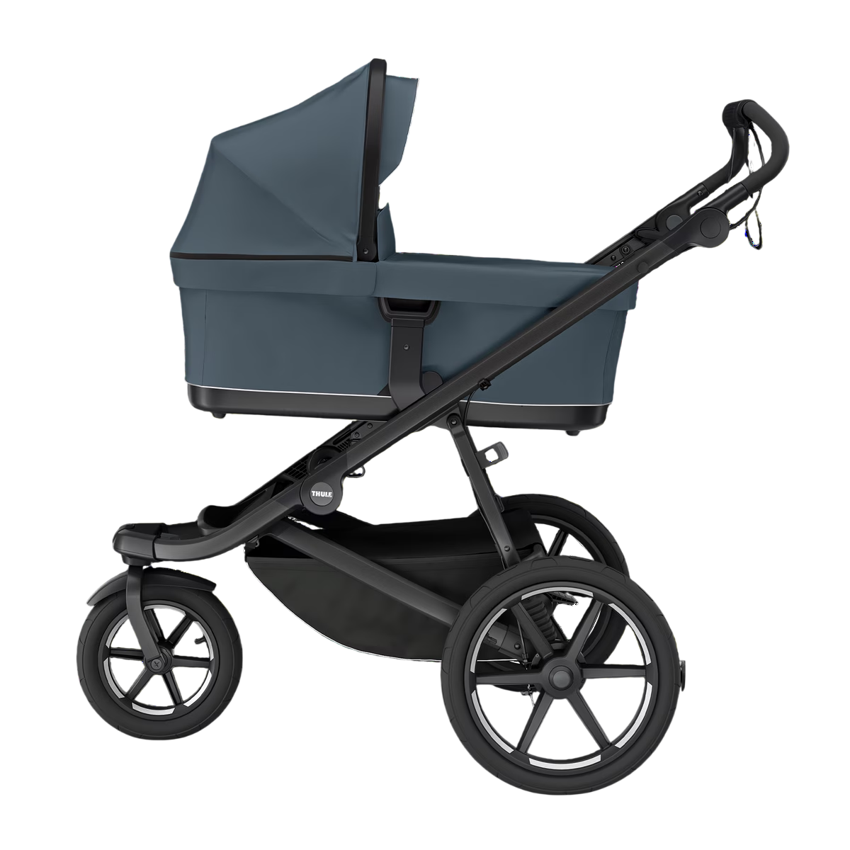 Thule Urban Glide 3 Single Jogging Stroller + Bassinet Bundle