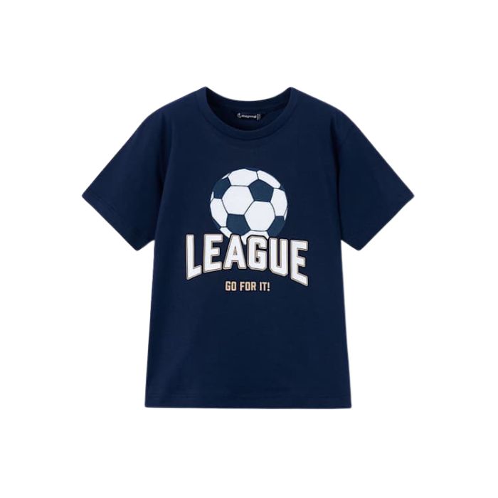Mayoral Soccer Graphic T-Shirt - Navy