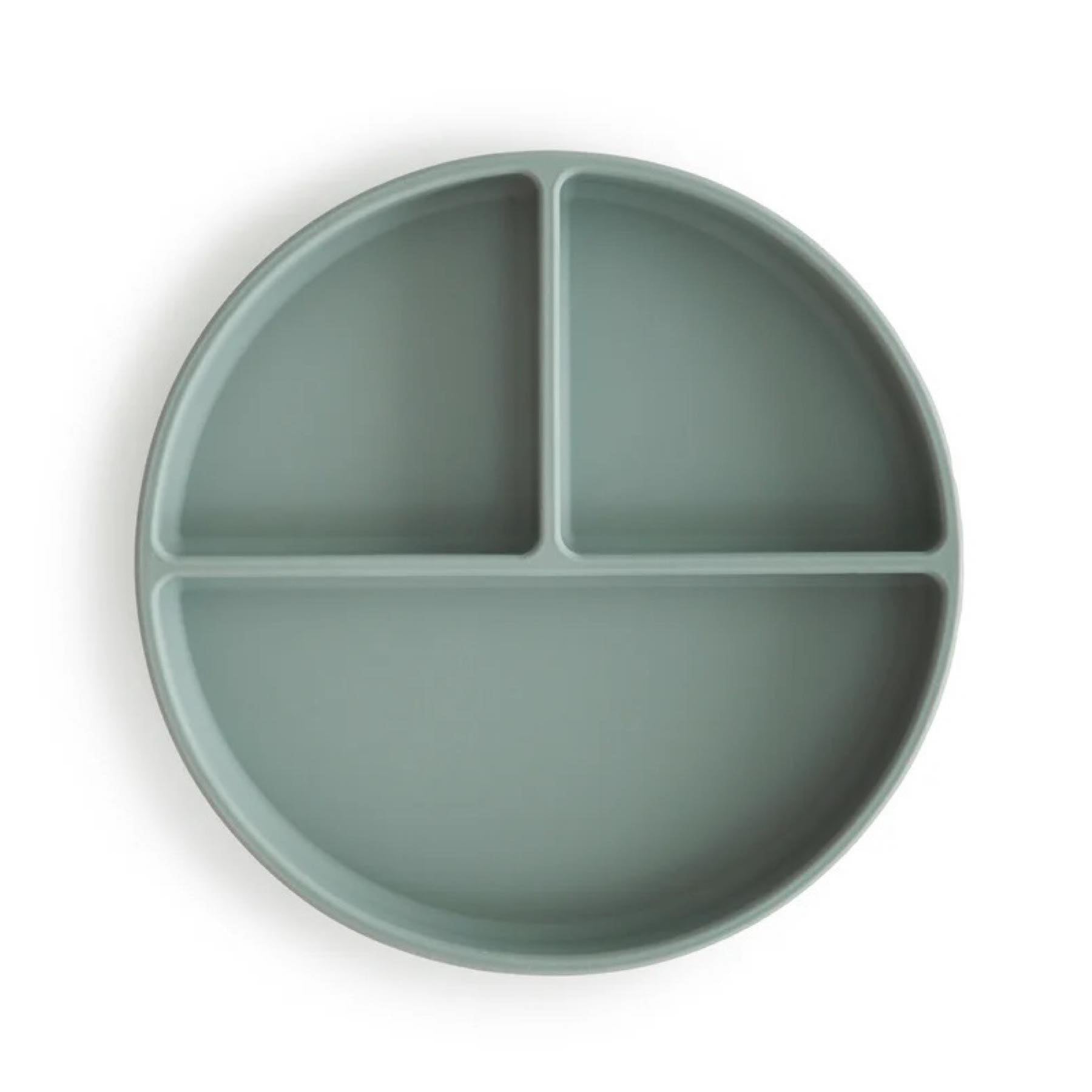 Silicone Suction Plate - Cambridge Blue