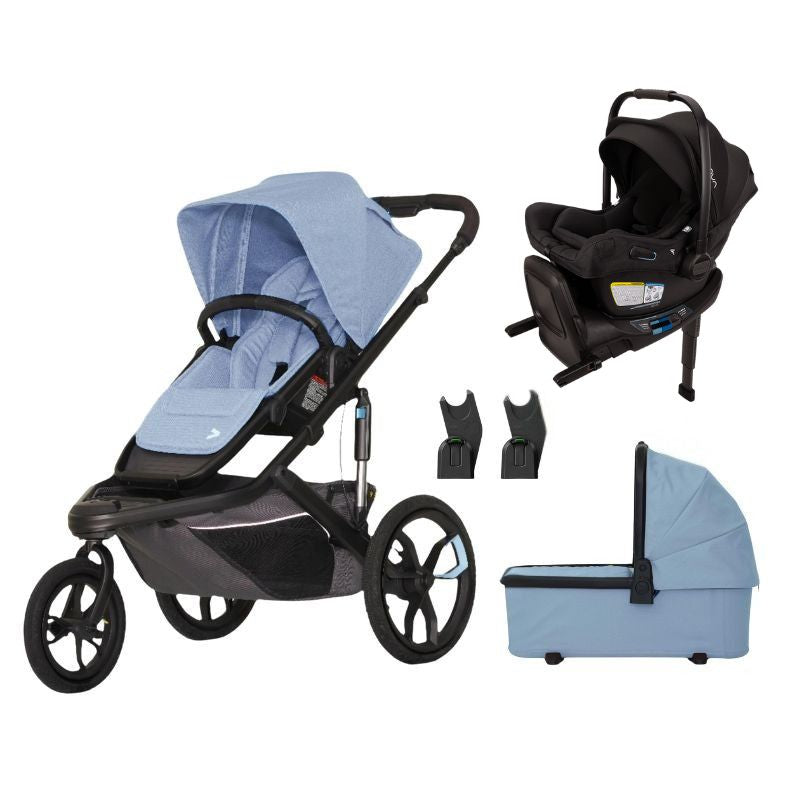 Veer Switch&Jog Stroller + Pipa Aire RX with Adapters + Bassinet Bundle