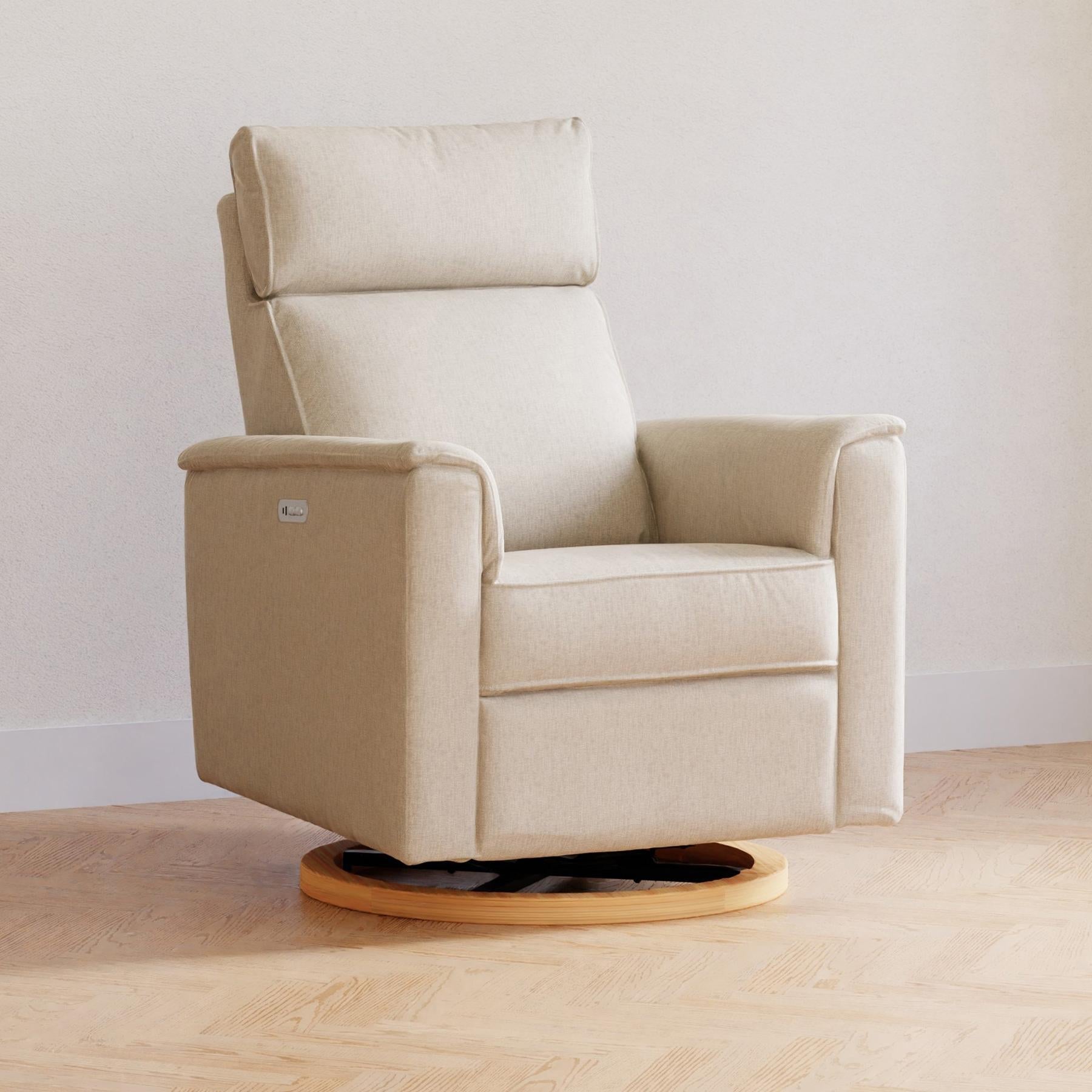 Monogram by Namesake Willa Plus Power Glider Recliner + Power Headrest