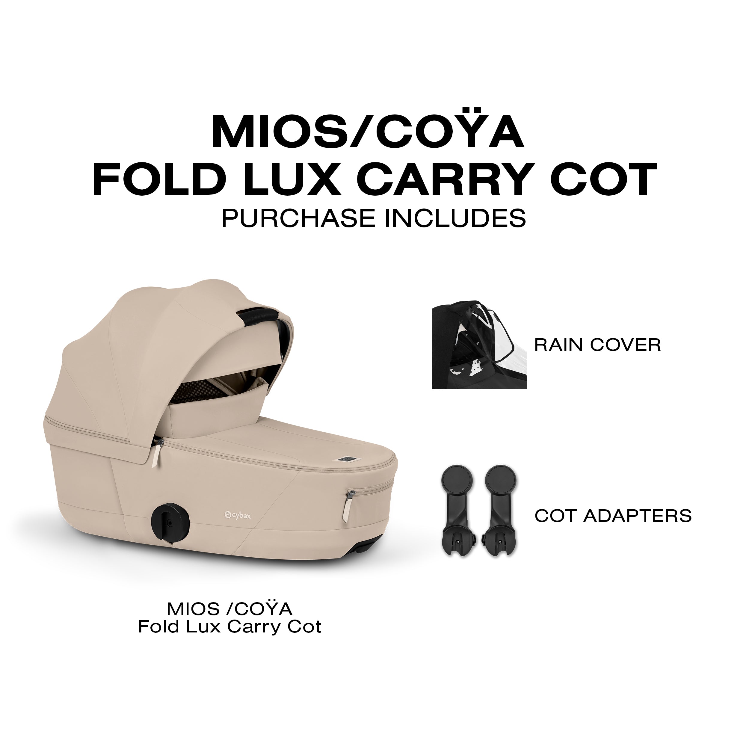Cybex MIOS Fold Lux Carry Cot
