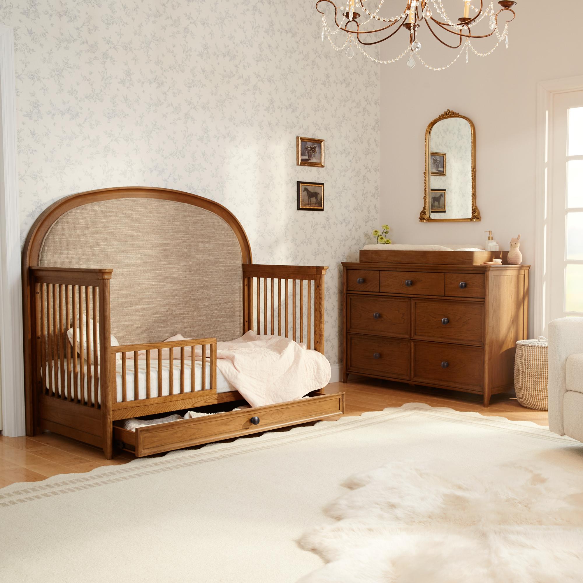 Maxi-Cosi Nursery Quiet Luxury 6-in-1 Convertible Crib + 7-Drawer Dresser