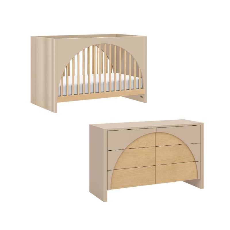 Babyletto Moab 3-in-1 Convertible Crib + 6-Drawer Dresser