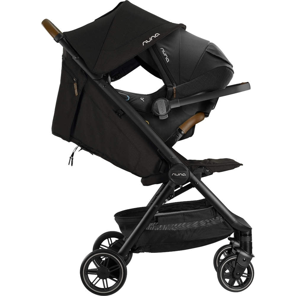 Nuna TRVL Stroller + Carry Bag - Caviar