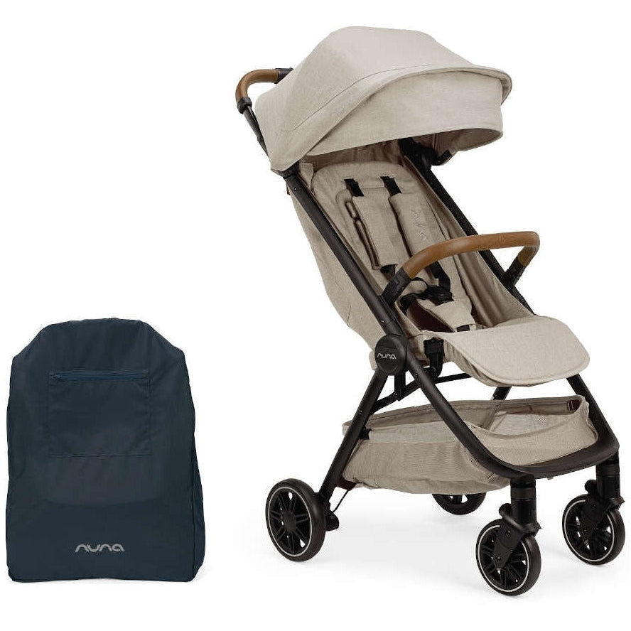 Nuna TRVL Stroller + Carry Bag - Caviar