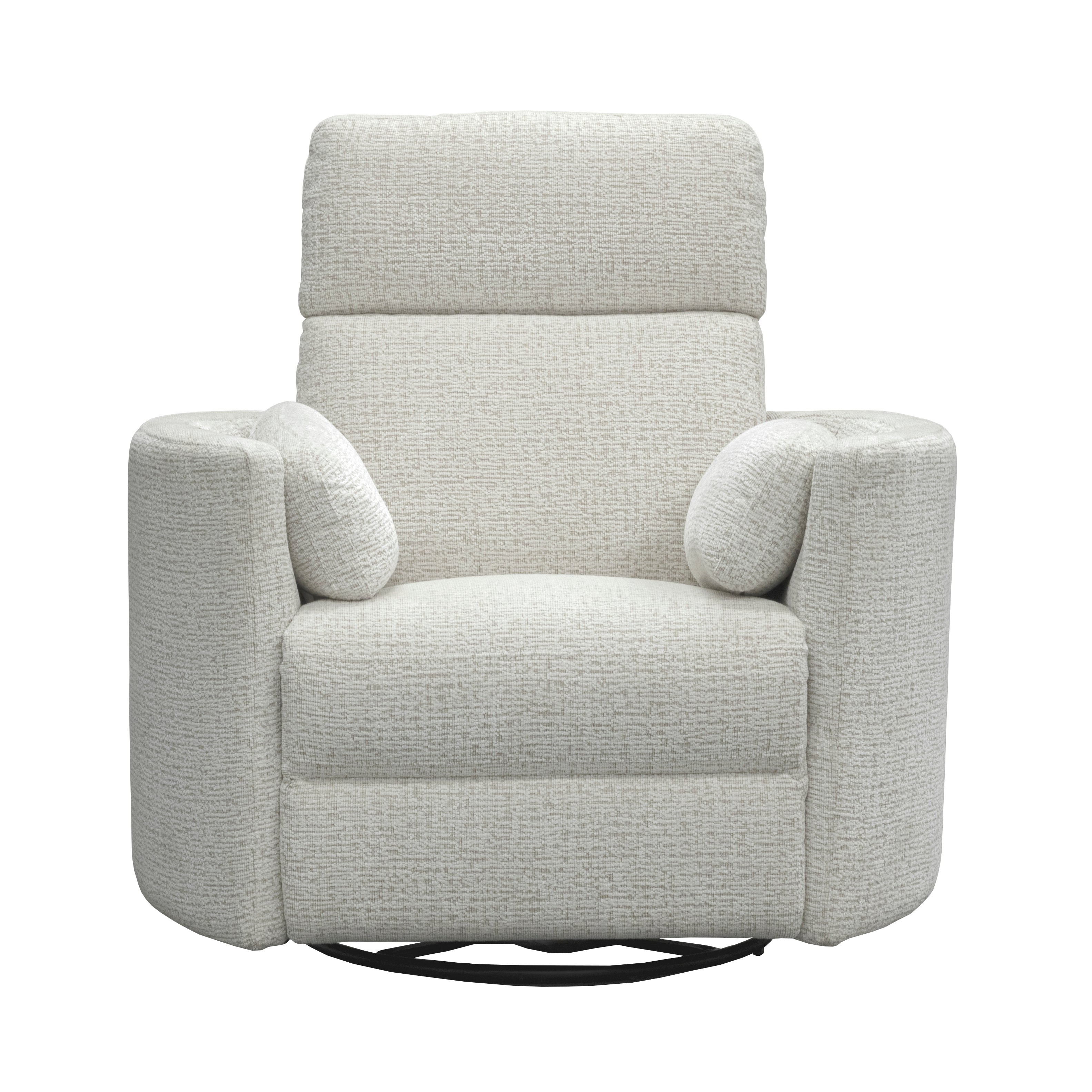 Parker House Radius Swivel Recliner with Power Recline and Power Headrest