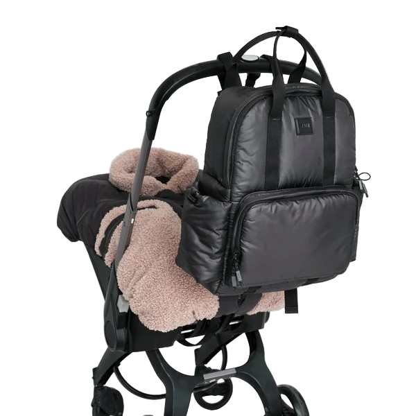 7AM Sydney Diaper Backpack - Black
