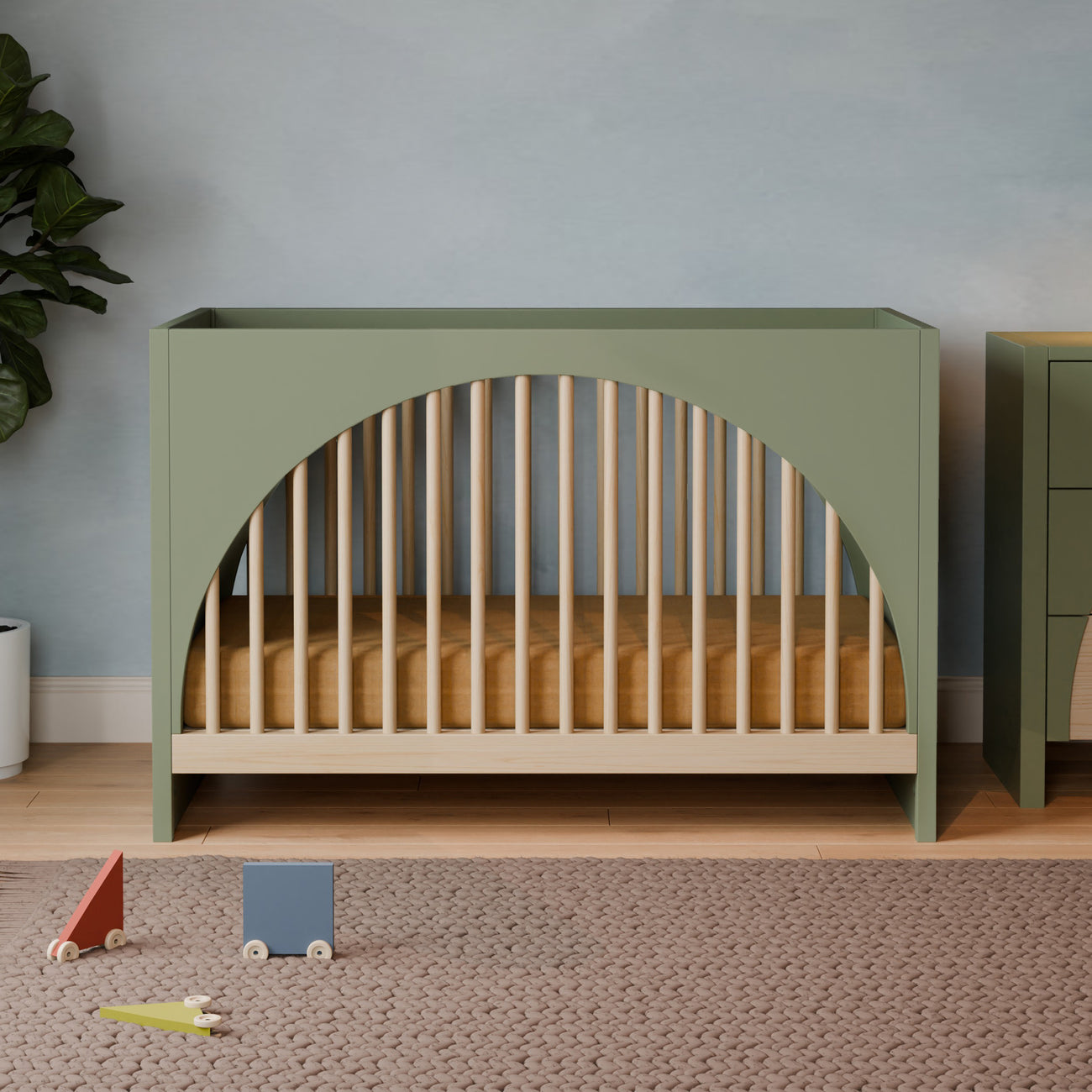 Babyletto Moab 3-in-1 Convertible Crib + 6-Drawer Dresser