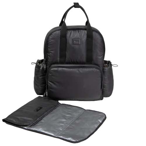 7AM Sydney Diaper Backpack - Black