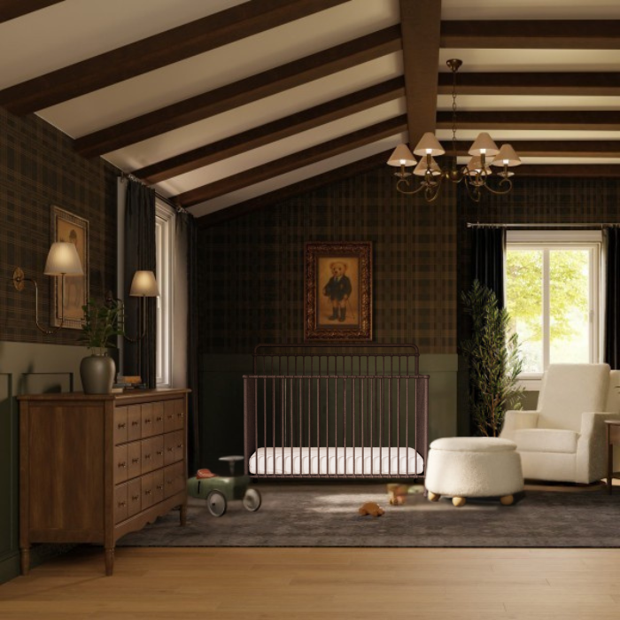 Namesake Winston 4-in-1 Convertible Crib + Liberty 9-Drawer Dresser