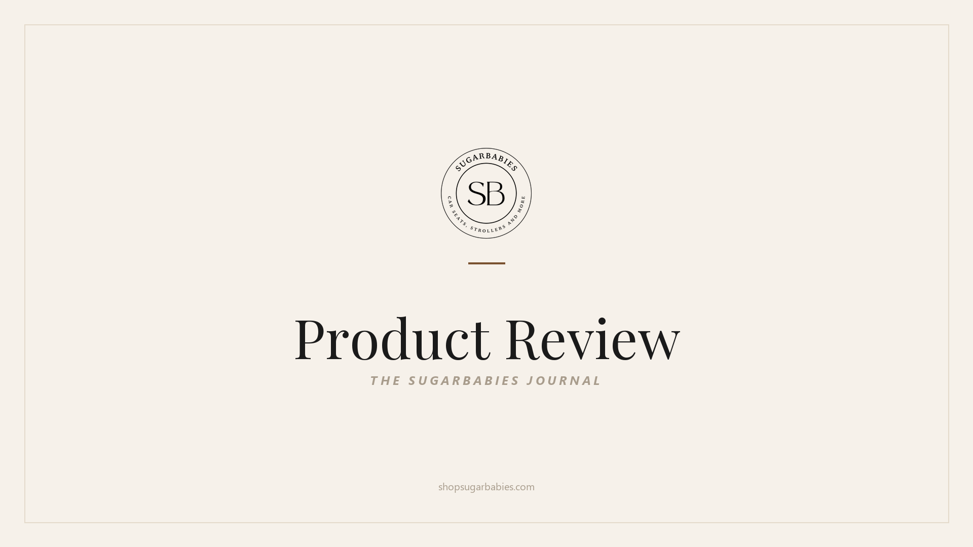 SugarBabies journal hero — Product Review: Vista V3...is it worth it? Warm cream brand card with the SugarBabies logo.
