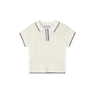 Mayoral Knit Polo Shirt - Natural