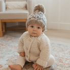 Fairisle Beanie Hat - Pebble