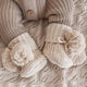 Little B's Knitted Ribbed Booties