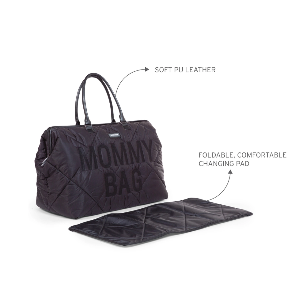 Mommy Bag XL Diaper Bag - Puffer Black