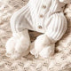 Little B's Knitted Ribbed Booties