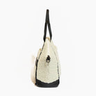 Ebony Sherpa Teddy Diaper Bag Tote