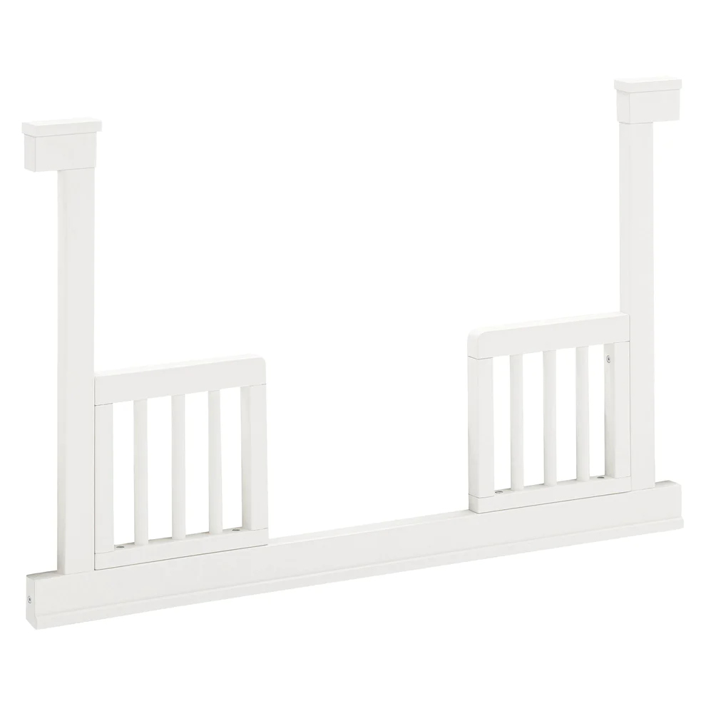 shown with optional toddler rail