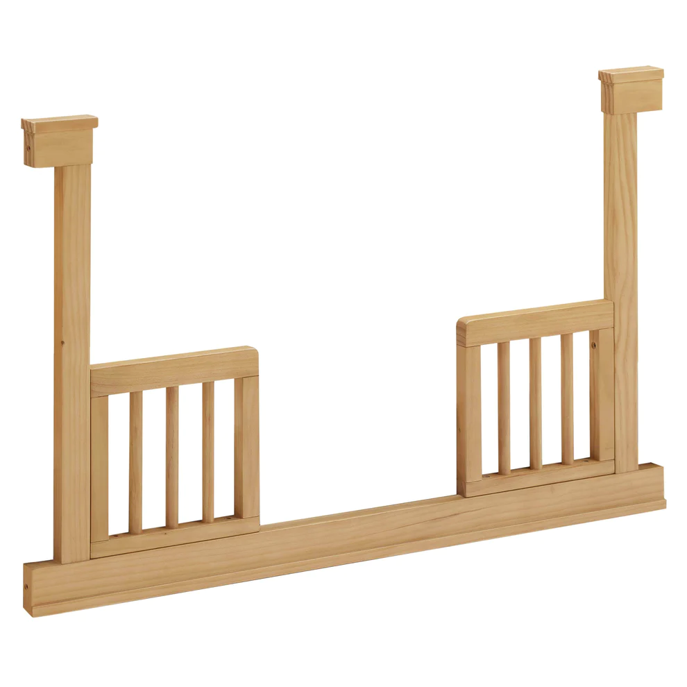 shown with optional toddler rail