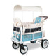 canopy wagon stroller WonderFold VW2 Volkswagen Stroller Wagon Bondi Blue