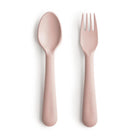 Dinnerware Fork and Spoon Set - Blush
