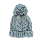 Cable Knit Beanie Hat - Surf Blue