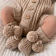 Little B's Knitted Ribbed Booties