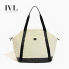 Ebony Sherpa Teddy Diaper Bag Tote