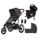 Veer Switch&Jog Stroller + Pipa Aire RX with Adapters + Bassinet Bundle