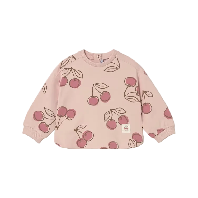 Mayoral Cherry Sweatshirt - Peony