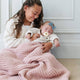 Waffle Knit Receiving Blanket