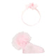 Mayoral Tulle Socks + Flower Headband Set