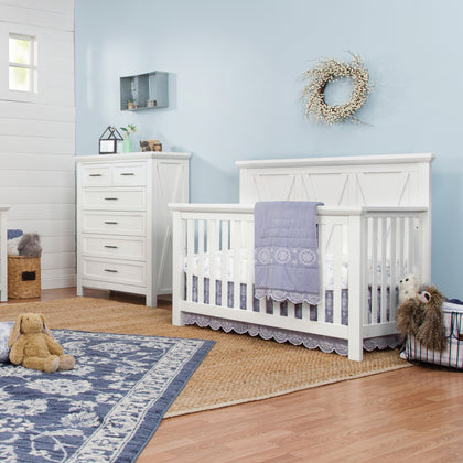 Monogram by Namesake Emory Nursery Furniture Bundle - Linen White