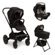Nuna MIXX Next Stroller & PIPA Aire Infant Car Seat & Bassinet + Stand