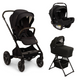 Nuna MIXX Next Stroller & PIPA Aire RX Infant Car Seat & Bassinet + Stand