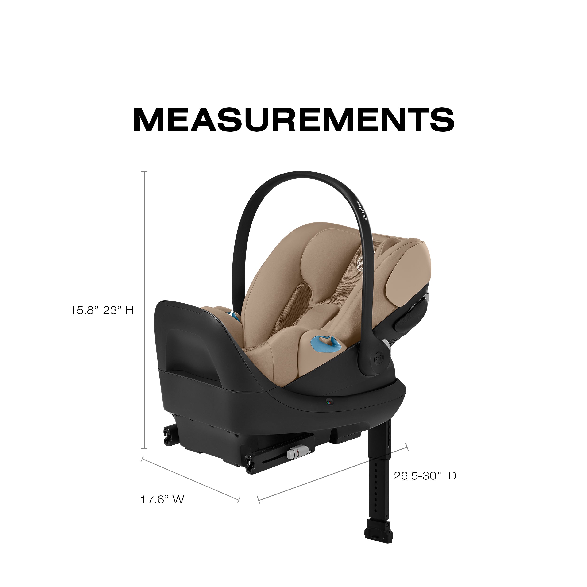 Cloud G Pro Comfort Extend Infant Car Seat by Cybex Stormy Blue