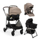 Nuna Pipa URBN Flex System, Stroller Seat + Bassinet Bundle