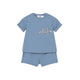 Mayoral Elephant Tee + Shorts Set - Tide
