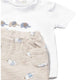 Mayoral Elephant Tee + Shorts Set - Tide