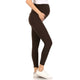 Buttery Soft Full Length Solid Maternity Leggings