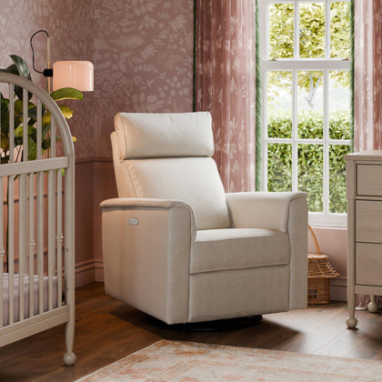 Monogram by Namesake Willa Plus Power Glider Recliner + Power Headrest