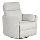 Parker House Radius Swivel Recliner with Power Recline and Power Headrest